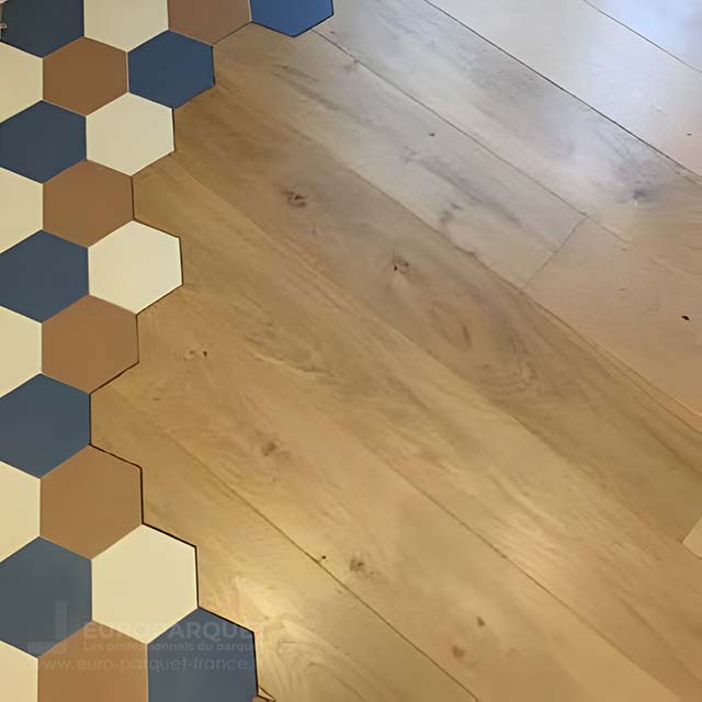 Parquet bi matières